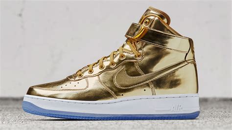 nike air force mit goldkette|nike air force 1 high gold.